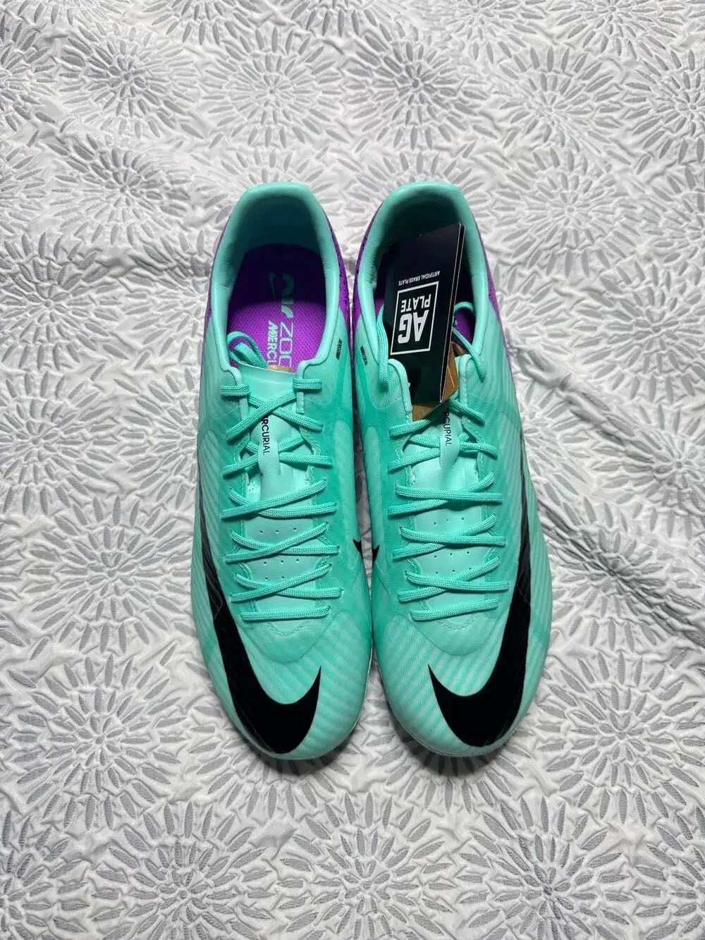 Nike Zoom Mercurial Vapor 15 Academy AG Soccer Cleats 10.5 Men’s DJ5630-300